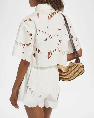 Zimmermann Mahon Embroidered Blouse | Thumbnail 3 Zimmermann Mahon Embroidered Blouse | Thumbnail 3