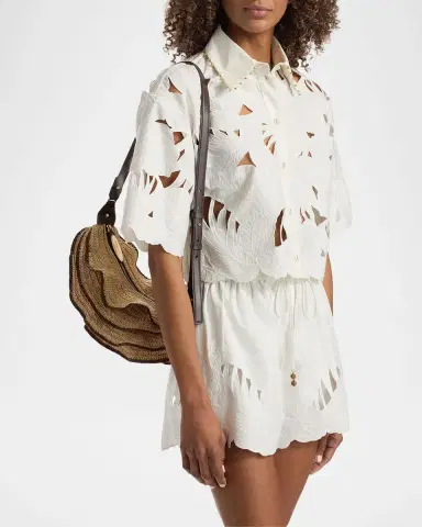 Zimmermann Mahon Embroidered Blouse | Thumbnail 7 Zimmermann Mahon Embroidered Blouse | Thumbnail 7