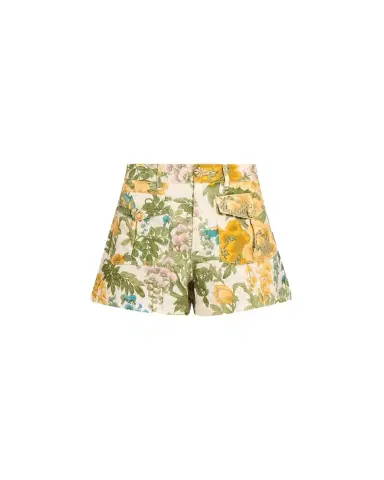 Cara Cara Xenia Floral Linen Shorts | Thumbnail 1