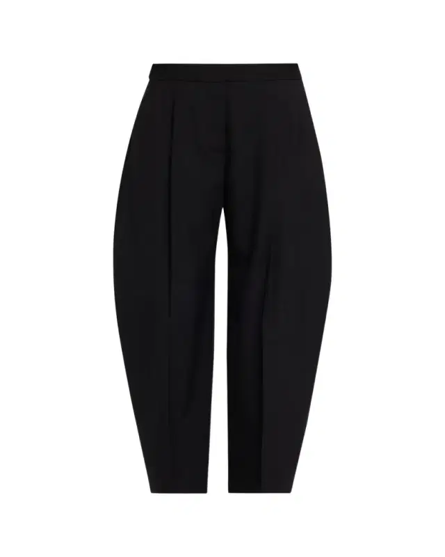 Tailored Barrel-Leg Wool Twill Pants Tailored Barrel-Leg Wool Twill Pants