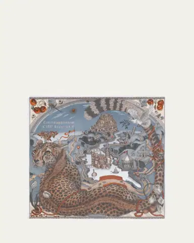 Sabina Savage The Celestial Steed Silk Twill Scarf | Thumbnail 3