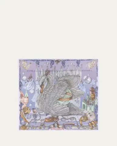 Sabina Savage The Celestial Steed Silk Twill Scarf | Thumbnail 4