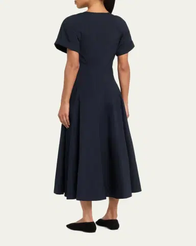 A.L.C. Lucille Cotton Poplin Midi Dress | Thumbnail 3 A.L.C. Lucille Cotton Poplin Midi Dress | Thumbnail 3