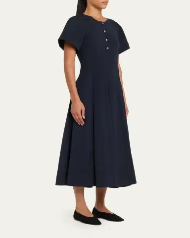 A.L.C. Lucille Cotton Poplin Midi Dress | Thumbnail 4 A.L.C. Lucille Cotton Poplin Midi Dress | Thumbnail 4