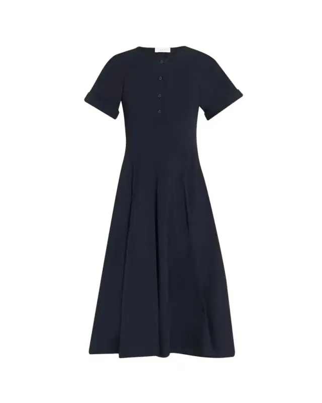 Lucille Cotton Poplin Midi Dress