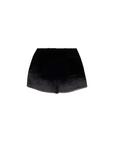 Grace Ling Glitch Devoré Velvet Sheer Chiffon Shorts | Thumbnail 1