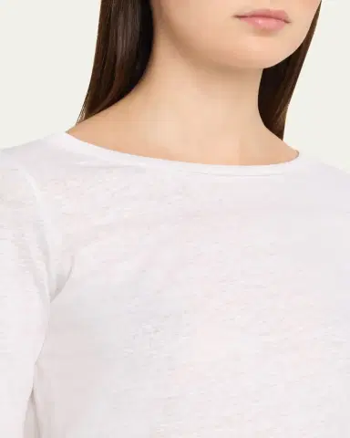 MAJESTIC FILATURES 3/4-Sleeve Organic Cotton Shirt | Thumbnail 5 MAJESTIC FILATURES 3/4-Sleeve Organic Cotton Shirt | Thumbnail 5