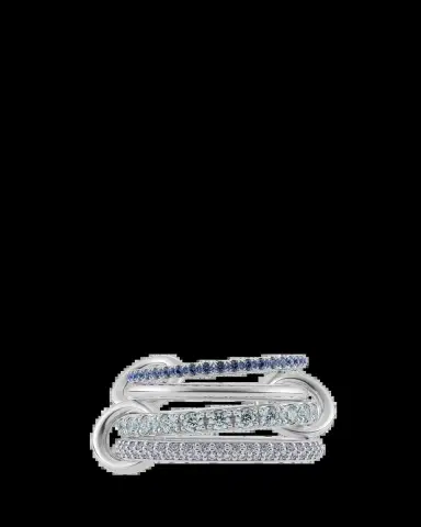 Spinelli Kilcollin Iris Sterling Silver 4-Link Gemstone Ring | Thumbnail 2