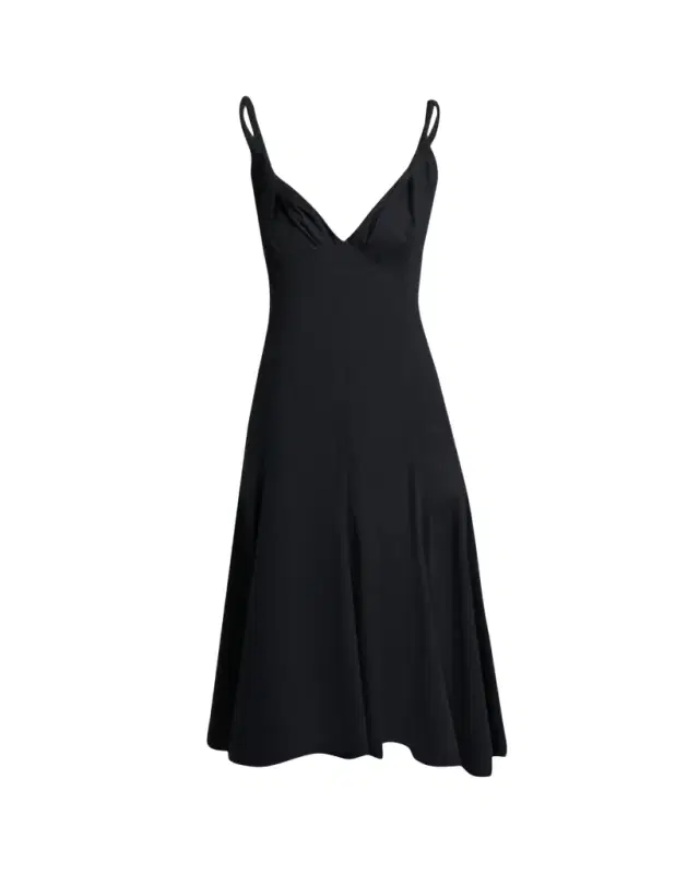 Proenza Schouler Leo Sleeveless Flared Cotton Midi Dress