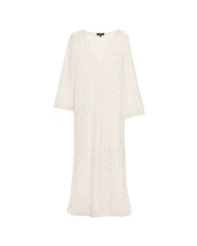 Nili Lotan Della Floral Crochet Knit Long-Sleeve Maxi Dress | Thumbnail 1
