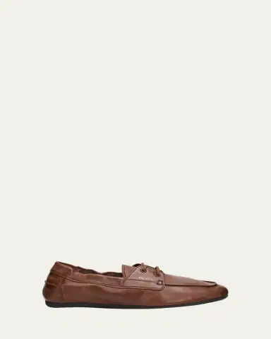 Prada Leather Driver Loafers | Thumbnail 4 Prada Leather Driver Loafers | Thumbnail 4