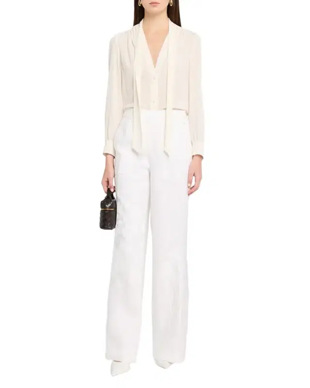 Libertine Porcelain Garden Straight-Leg Trousers