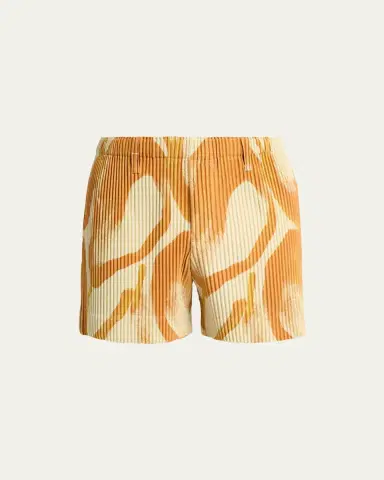 Homme Plissé Issey Miyake Men's Pleated Pull-On Shorts | Thumbnail 6 Homme Plissé Issey Miyake Men's Pleated Pull-On Shorts | Thumbnail 6