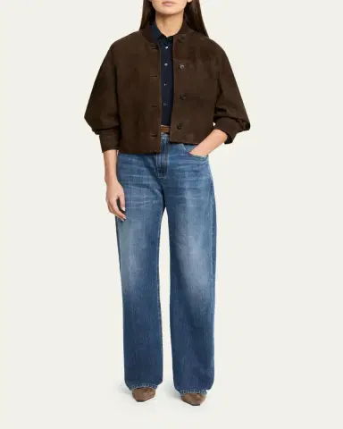 Brunello Cucinelli Chiffon Raglan Sleeve Button-Down Shirt | Thumbnail 2 Brunello Cucinelli Chiffon Raglan Sleeve Button-Down Shirt | Thumbnail 2
