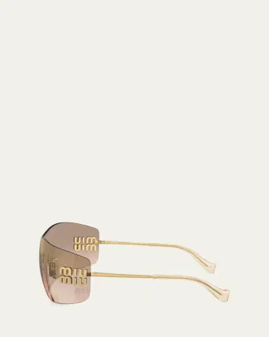 Miu Miu 144MM Shield Sunglasses | Thumbnail 3