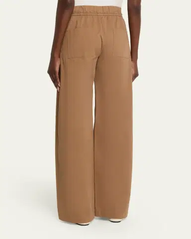 Vince Mid-Rise Cotton Drawstring Pants | Thumbnail 3 Vince Mid-Rise Cotton Drawstring Pants | Thumbnail 3