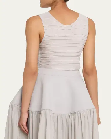 Issey Miyake Jiggly Pleated Plisse Tank Top | Thumbnail 3 Issey Miyake Jiggly Pleated Plisse Tank Top | Thumbnail 3
