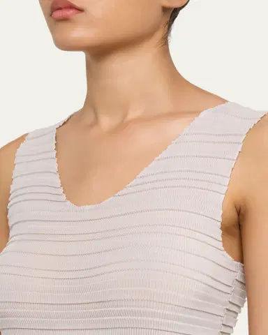 Issey Miyake Jiggly Pleated Plisse Tank Top | Thumbnail 5 Issey Miyake Jiggly Pleated Plisse Tank Top | Thumbnail 5