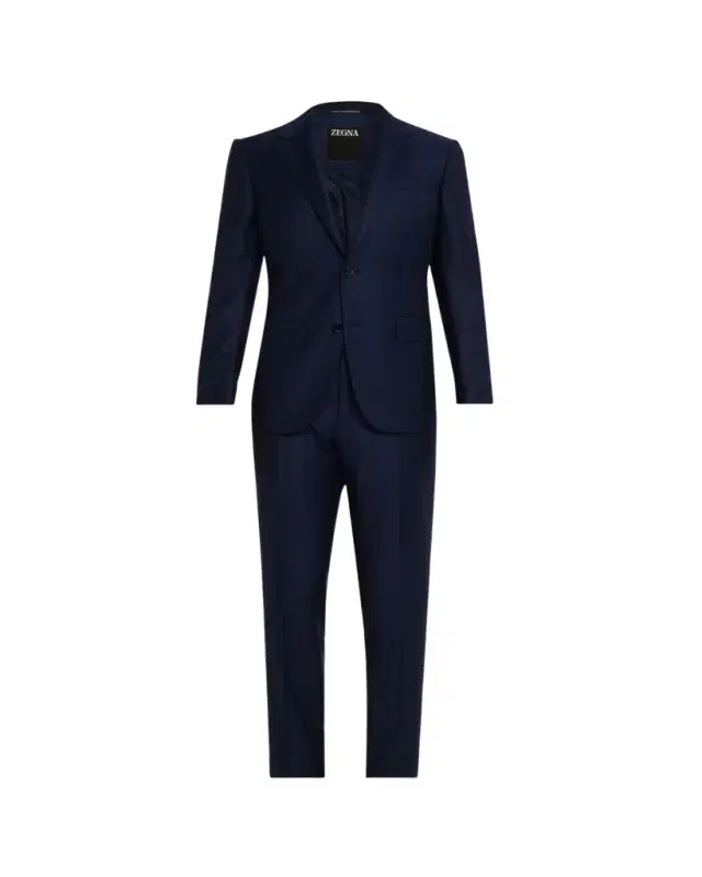 ZEGNA Men's Wool Tonal Check Two-Piece Suit