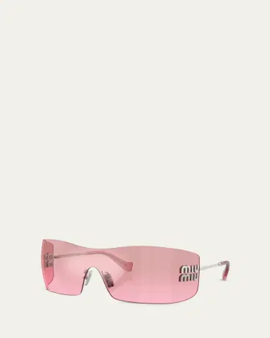 Miu Miu 144MM Shield Sunglasses | Thumbnail 2 Miu Miu 144MM Shield Sunglasses | Thumbnail 2