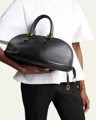 Balenciaga Bolero Medium Leather Bowling Bag | Thumbnail 2 Balenciaga Bolero Medium Leather Bowling Bag | Thumbnail 2