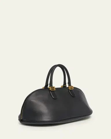 Balenciaga Bolero Medium Leather Bowling Bag | Thumbnail 3 Balenciaga Bolero Medium Leather Bowling Bag | Thumbnail 3
