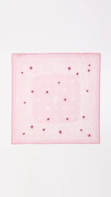 CHAN LUU Embroidered Bandana Pink One Size | Thumbnail 2