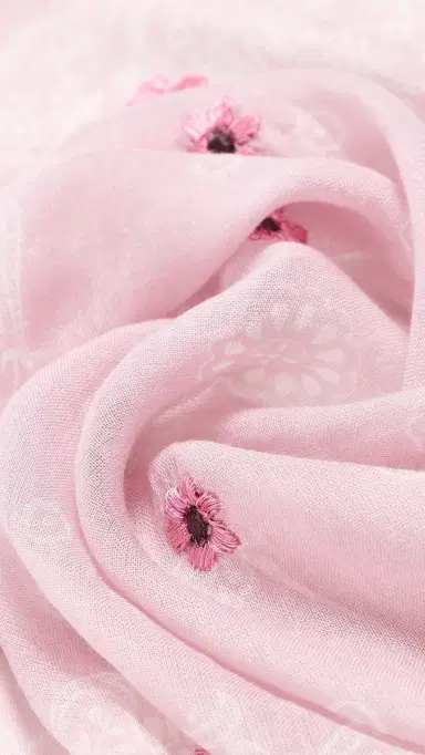 CHAN LUU Embroidered Bandana Pink One Size | Thumbnail 5