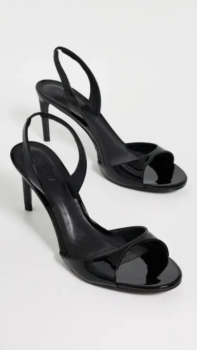 Schutz Scarlett Sling Mid Heels Black 8 | Thumbnail 5