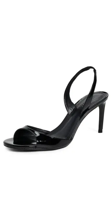 Schutz Scarlett Sling Mid Heels Black 8 | Thumbnail 1
