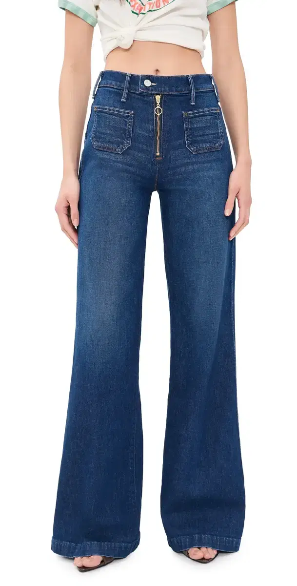 MOTHER Hustler Roller Patch Pocket Jeans Made in the Shade
