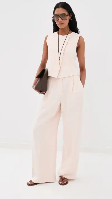 TWP Hudson St. Pants Creme de Peche | Thumbnail 5
