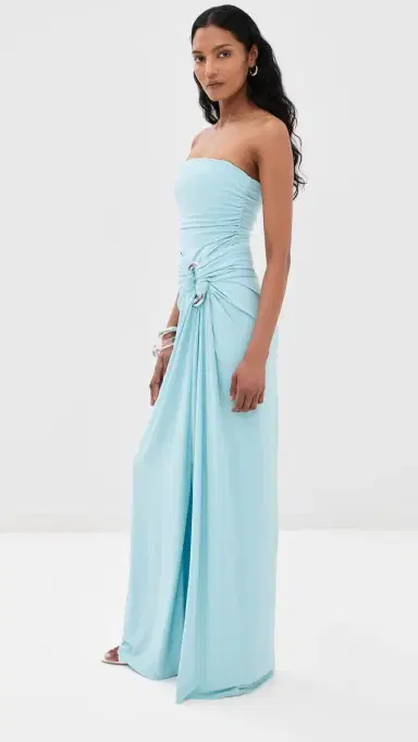 Simkhai Emma Sleeveless Bustier Gown | Thumbnail 4 Simkhai Emma Sleeveless Bustier Gown | Thumbnail 4