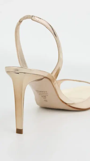 Schutz Scarlett Sling Mid Sandals Platina 7 | Thumbnail 4