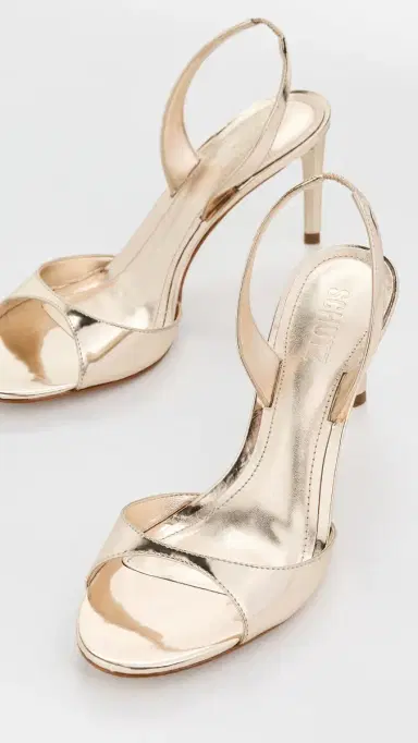 Schutz Scarlett Sling Mid Sandals Platina 7 | Thumbnail 5