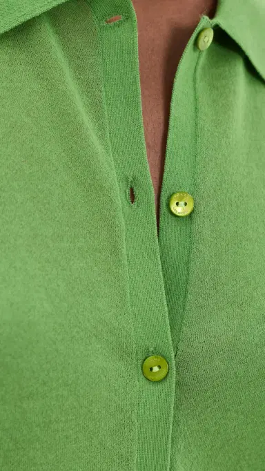 Frame The Collared Cardigan Peridot S | Thumbnail 6