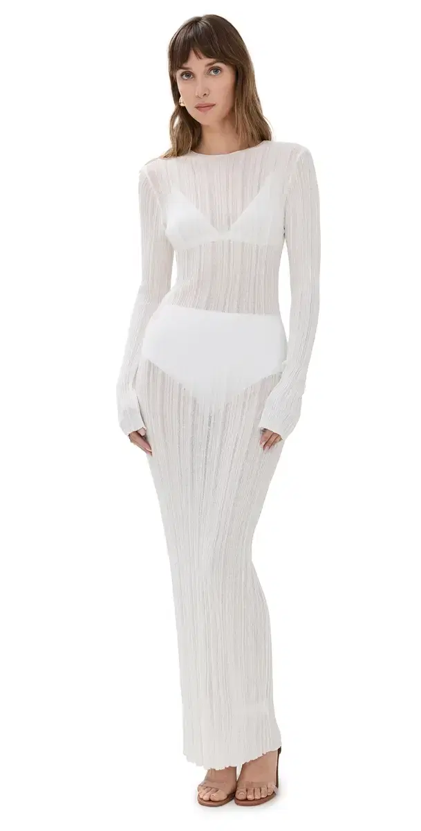 Lioness Prophecy axi Dress Porcelain
