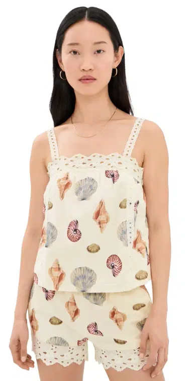 Bailey Rose Shell Blouse Cream | Thumbnail 1