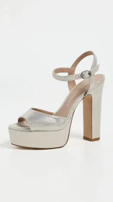 Stuart Weitzman Reade Platform Sandals Linen | Thumbnail 2
