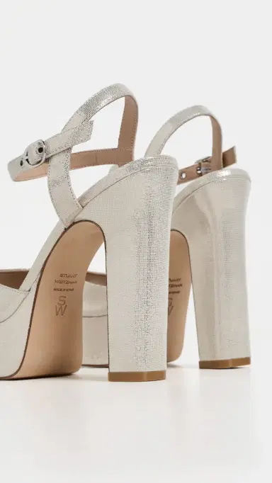 Stuart Weitzman Reade Platform Sandals Linen | Thumbnail 4