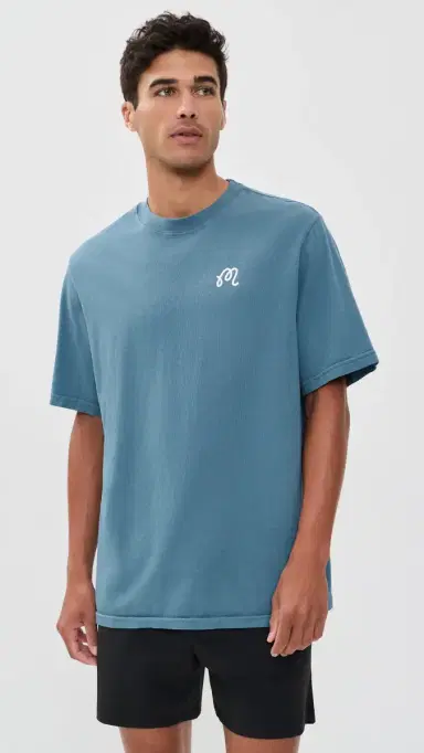Malbon Bermuda Tee Aegean Blue | Thumbnail 2