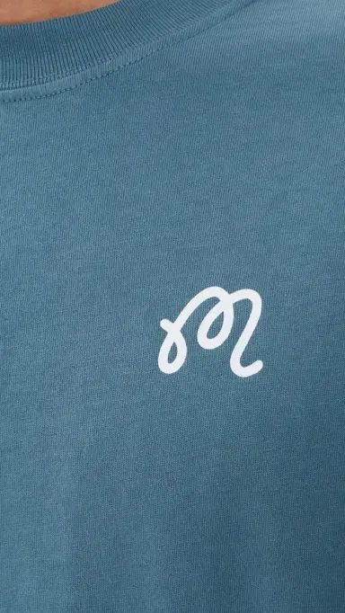 Malbon Bermuda Tee Aegean Blue | Thumbnail 6