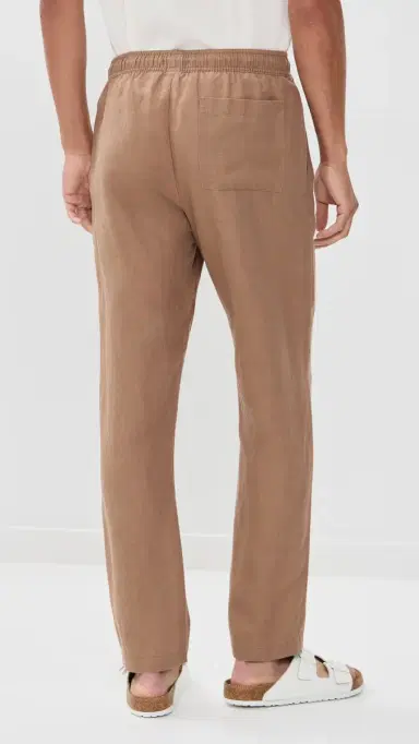 Onia Air Linen Pull-On Pants Sandlewood | Thumbnail 3
