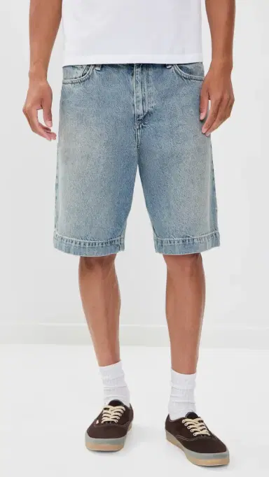 rag & bone Baggy Denim Shorts 11.5 Beacon | Thumbnail 2