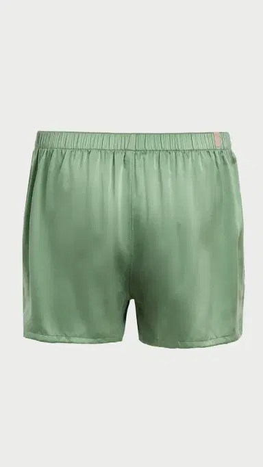 Lunya Washable Silk Boxers Garden Moss | Thumbnail 3