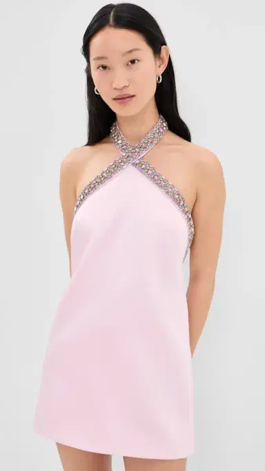 Retrofête Sabry Embellished Dress Rosa L | Thumbnail 2 Retrofête Sabry Embellished Dress Rosa L | Thumbnail 2
