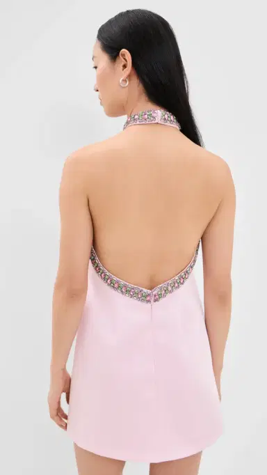 Retrofête Sabry Embellished Dress Rosa L | Thumbnail 3 Retrofête Sabry Embellished Dress Rosa L | Thumbnail 3