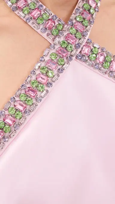 Retrofête Sabry Embellished Dress Rosa L | Thumbnail 6 Retrofête Sabry Embellished Dress Rosa L | Thumbnail 6