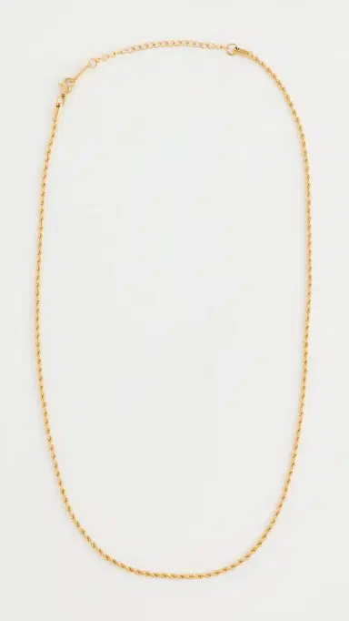 SHASHI Rope Necklace Gold One Size | Thumbnail 2