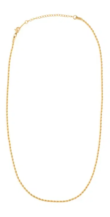 SHASHI Rope Necklace Gold One Size | Thumbnail 1